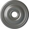 Ekena Millwork Bradford Ceiling Medallion (Fits Canopies up to 4 3/8"), 18 1/8"OD x 3 3/4"ID x 1 1/8"P, Silver CM18BRSLS - alternate 1